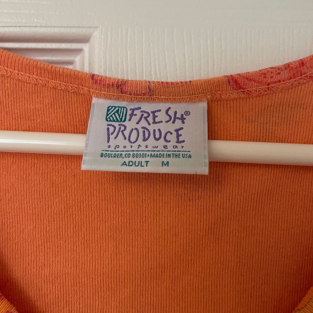 Fresh Produce Orange Floral Tank Top - Picture 2 of 3